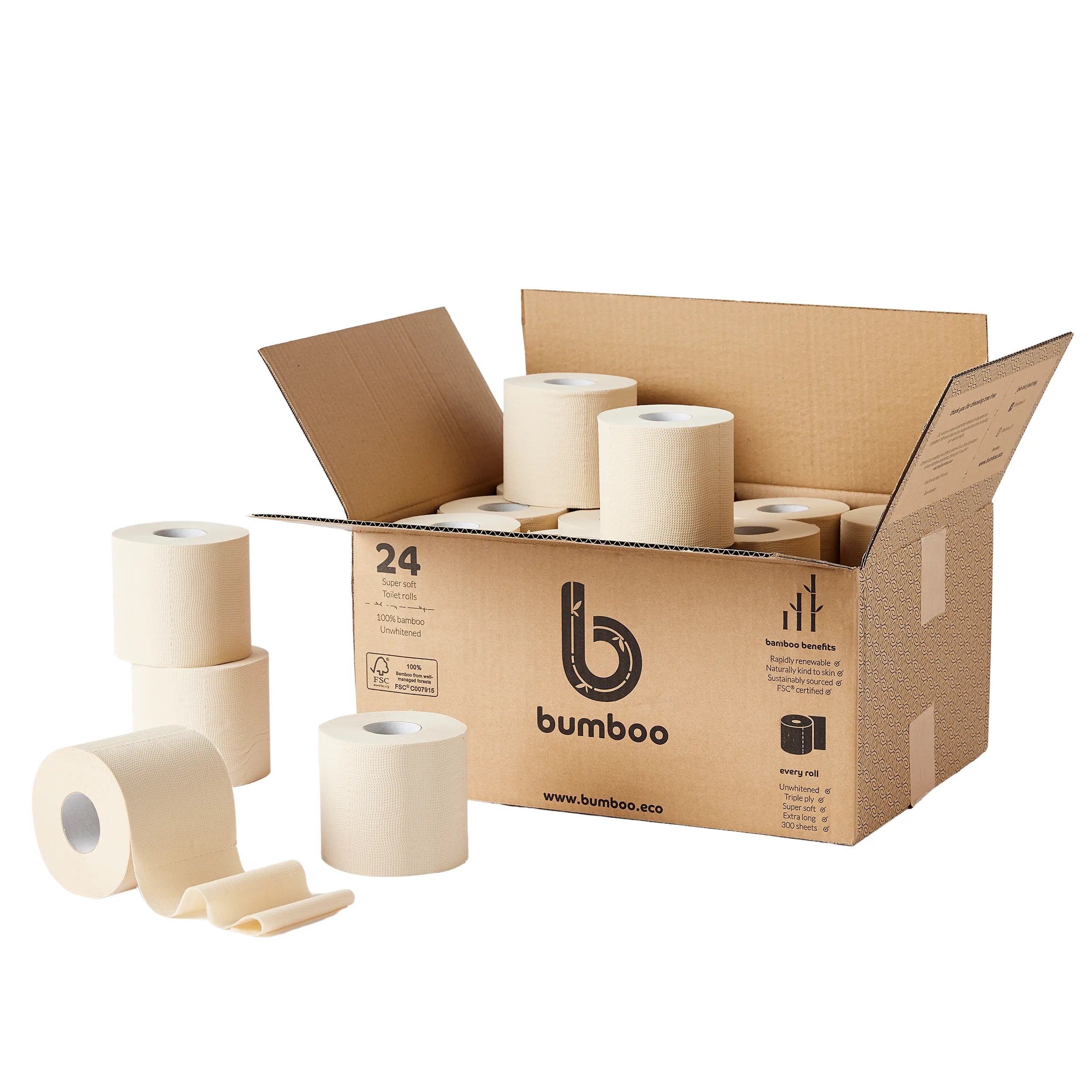 Limited Lot De 6 Paquets De 4 Rouleaux De Papier Toilette En Bambou Durable  (24 Rouleaux Au Total)[H185] - Cdiscount Au quotidien