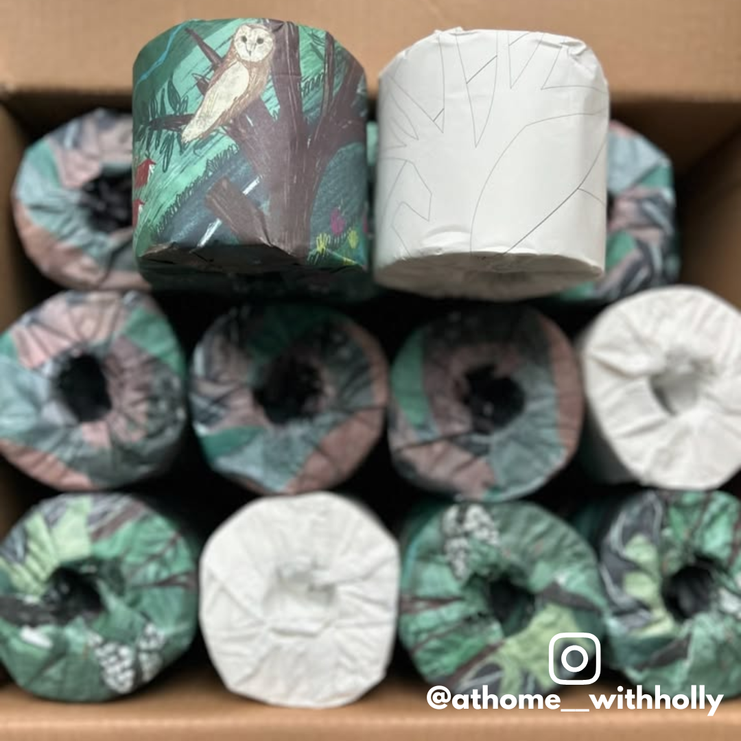 rewilding edition bamboo toilet paper - 24 extra long rolls