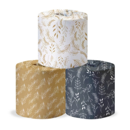 Christmas wrapped bamboo toilet paper - 24 extra long rolls