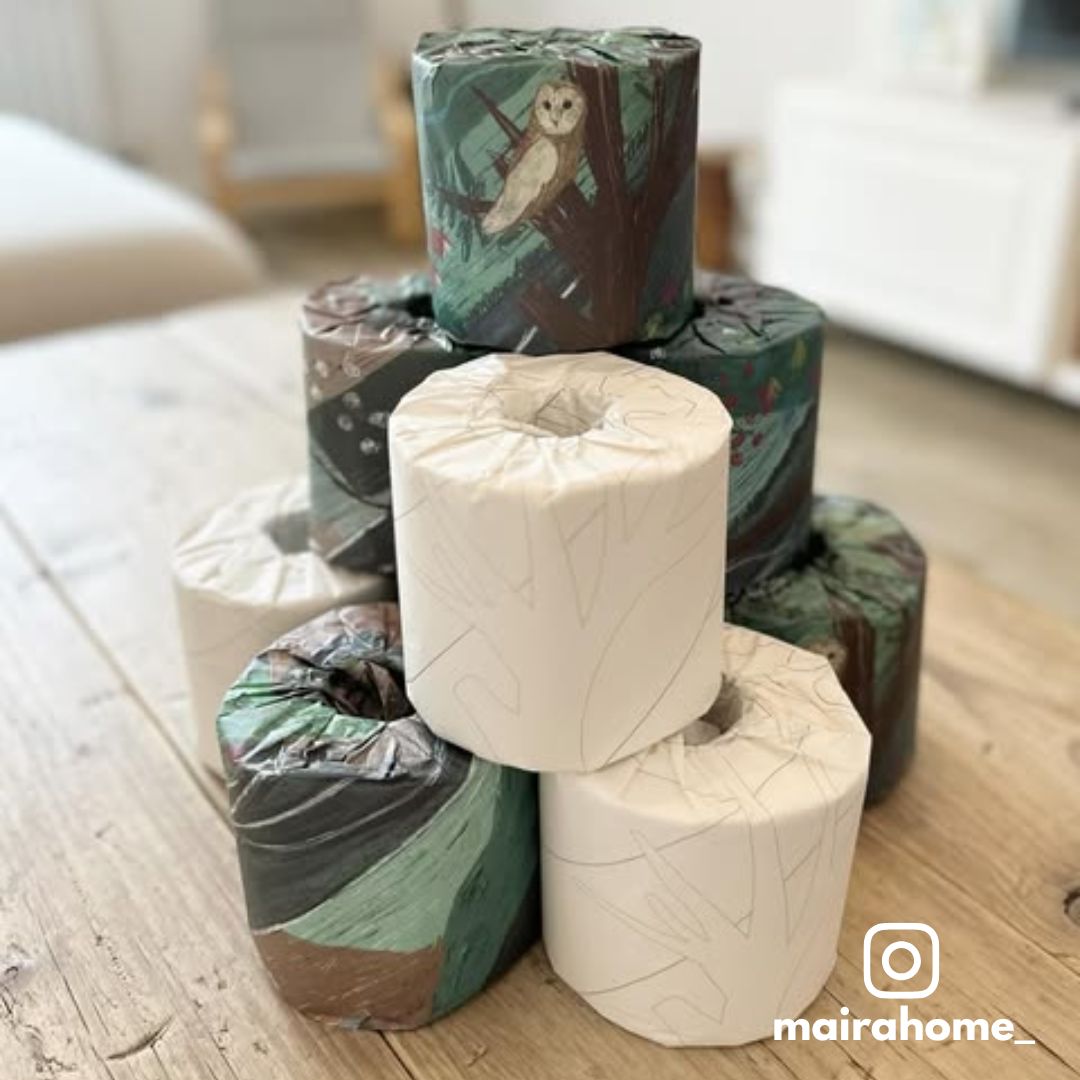 rewilding edition bamboo toilet paper - 24 extra long rolls